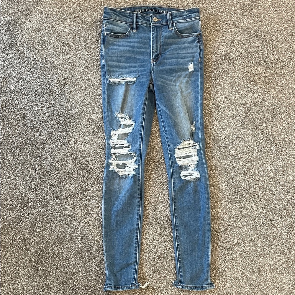 American Eagle Distressed Skinny Jeans